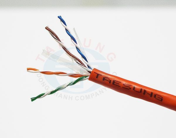 Cáp Mạng TAESUNG UTP CAT6E (8 sợi Đồng 0.5mm  xịn)