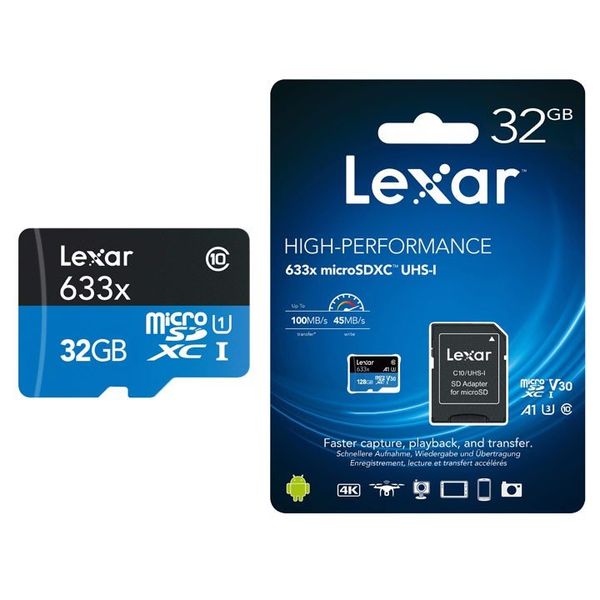 Thẻ Nhớ Lexar Micro SDHC 633X 32GB (100MB/s)