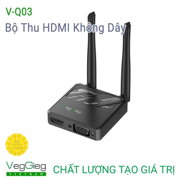 Bộ thu tín hiệu HDMI VGA không dây (V-Q03)