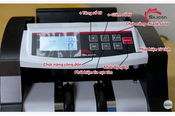Máy đếm tiền thế hệ mới Silicon MC-2700