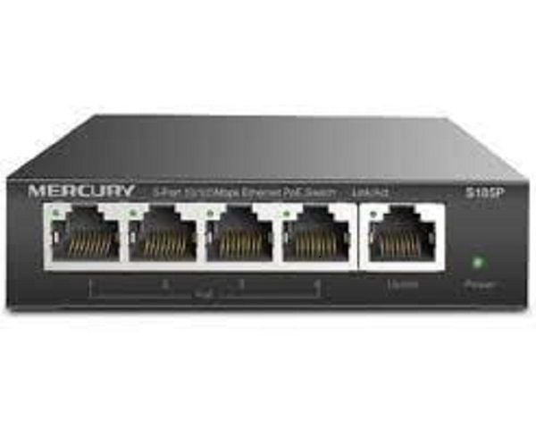 SWICH POE Mercury 4 Port POE 100 +2  cổng UPLINK MS06CP.