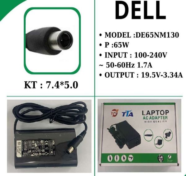 Sạc Laptop DELL OVAN Kim To 19.5V3.34A TTA