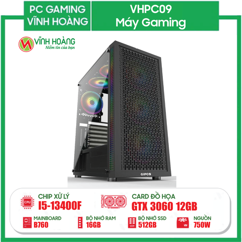 PC GAMING VHPC09 i5-13400F/B760/16GB RAM/SSD 512/RTX 3060 12GB/750W