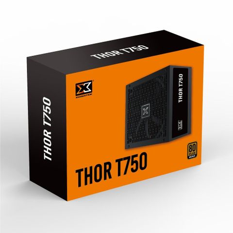 Nguồn XIGMATEK THOR T750 750W (EN49585) - 80PLUS BRONZE, 100% CÁP DẸT ĐEN