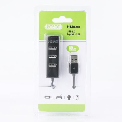 Bộ Chuyển Đổi Mở Rộng USB HUB ROBOT H140-80 4 Cổng 2.0