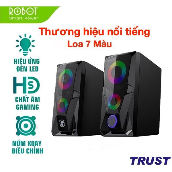 Loa Vi Tính Gaming LED RGB 6W RS200