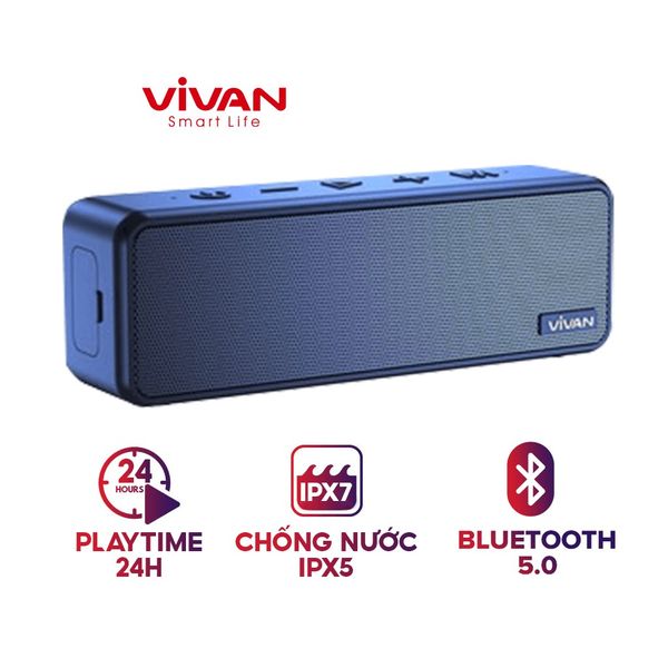 Loa Bluetooth VIVAN TWS Bluetooth 5.0 VS20 Chống nước