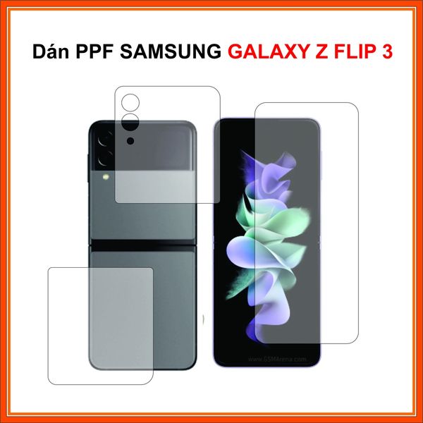 Dán PPF 4 Lớp Mặt Lưng Trong Samsung Zflip 3