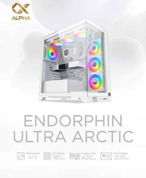 Vỏ Case XIGMATEK ENDORPHIN ULTRA ARTIC (EN41358)