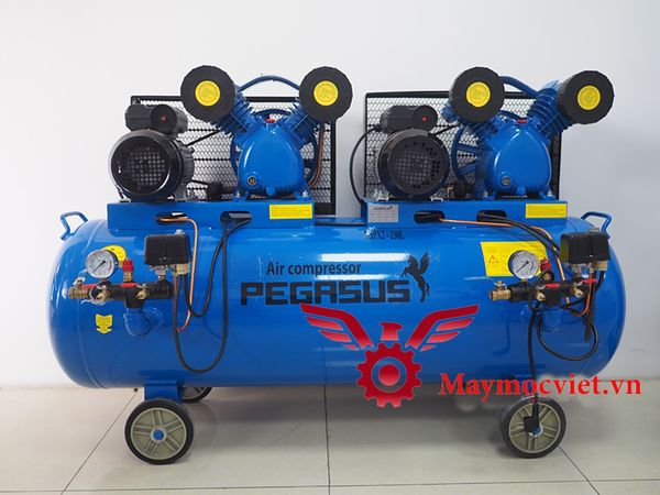Máy nén khí Pegasus 230L 2 đầu nén, 2 motor TM – V-0.25/8×2