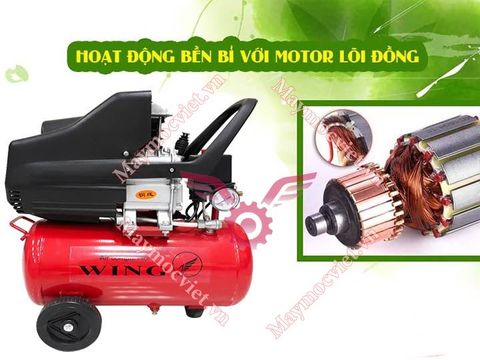 Máy nén khí đầu liền 3HP Wing TM-0.1/8  60L