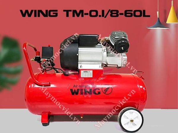 Máy nén khí đầu liền 3HP Wing TM-0.1/8  60L