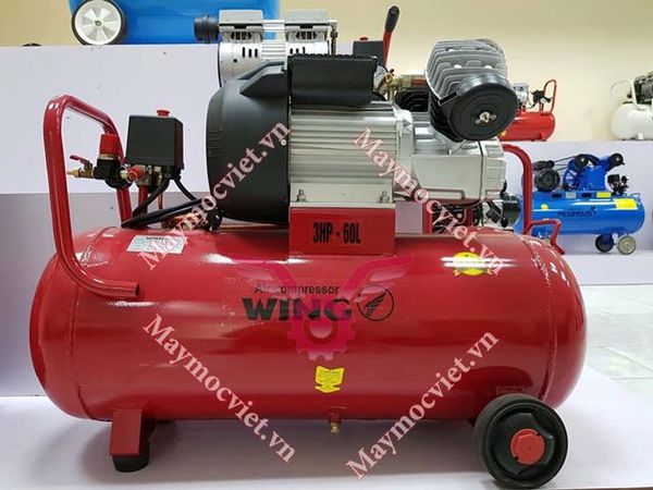 Máy nén khí đầu liền 3HP Wing TM-0.1/8  60L