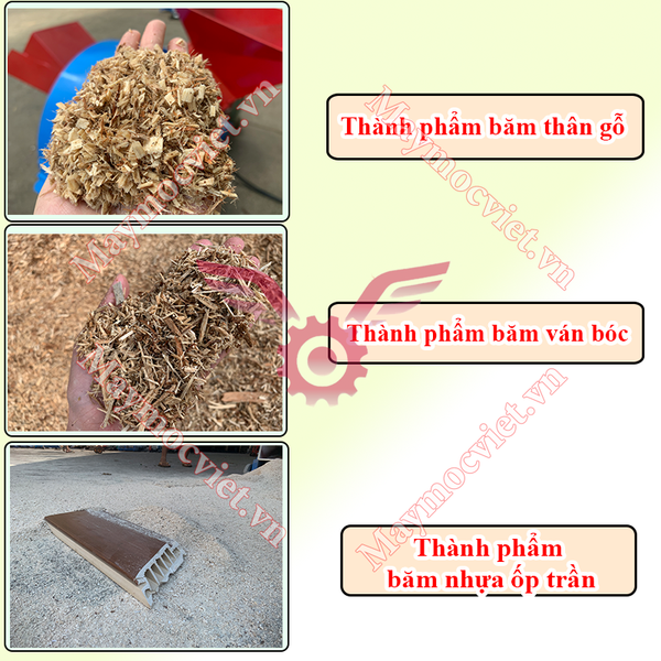 Máy băm mùn cưa, xơ dừa D24