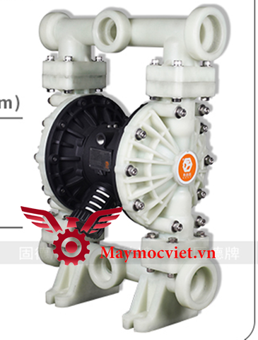 Bơm Màng Khí Nén GODO QBY3-65 NHỰA PP