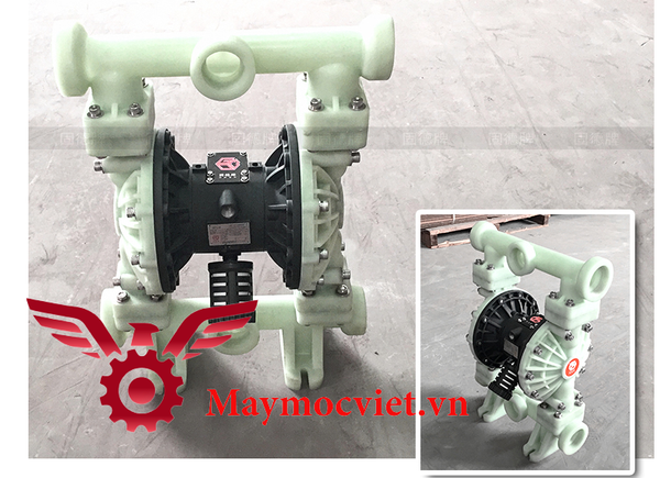 Bơm Màng Khí Nén GODO QBY3-65 NHỰA PP