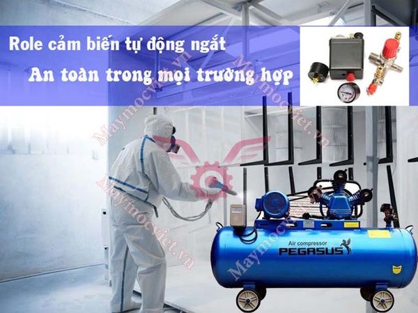 Máy nén khí Pegasus TM-V-0.6/8-230L 5.5HP 380V