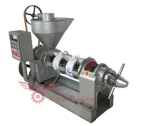 Máy ép dầu lạc Okasu 95 motor 7.5kw