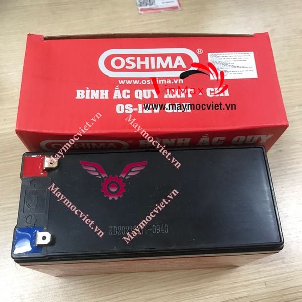 Ắc Quy chính hãng Oshima 12V 8Ah Dùng cho Phun Thuốc Trừ Sâu