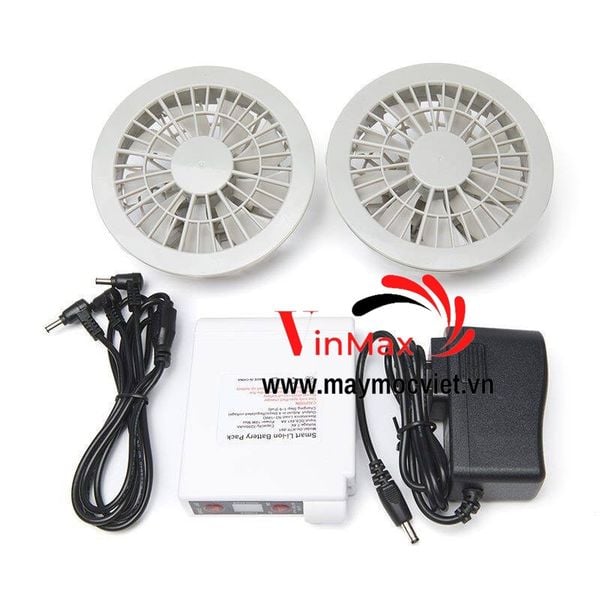 Áo điều hòa pin quạt gió làm mát mùa hè VM10400