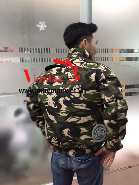 Áo điều hòa pin quạt gió làm mát mùa hè VM10400