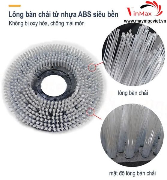 Bàn chải máy chà sàn liên hợp