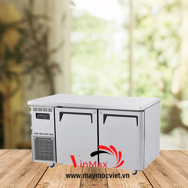 Bàn mát 2 cánh inox 1m2 Turbo Air KUR12-2