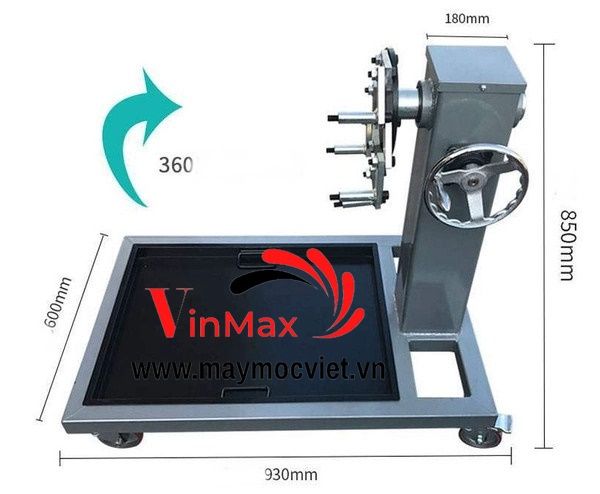 Bàn quay 360 độ tháo lắp động cơ  Rotaly VM500