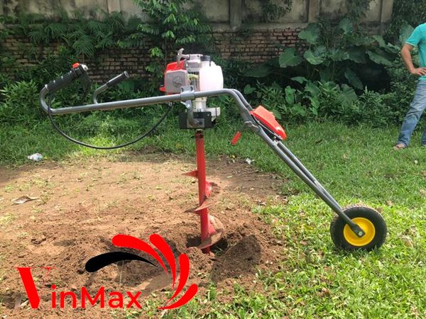 Máy khoan đất đẩy tay Động cơ Mitsubishi TB43