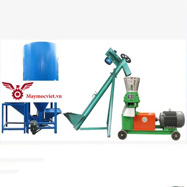 Băng tải trục vít cho hệ thống đùn ép cám viên Vinmax BTM300