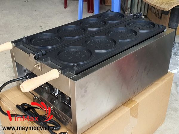 Máy Làm Bánh Đồng Xu 10 Won Hàn Quốc 4 khuôn TW4