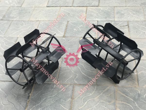 Bánh lồng nan so le máy xới đất