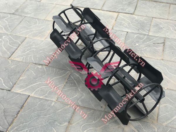Bánh lồng nan so le máy xới đất