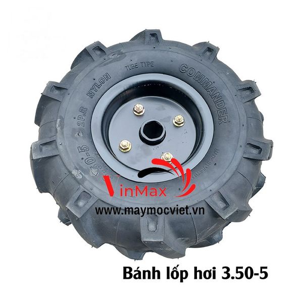 Bộ lốp bánh hơi máy xới đất 350-5 - Bánh xe máy xới đất