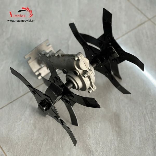 Bộ xới đất gắn máy cắt cỏ  trục 26 hoặc 28, 9 khía