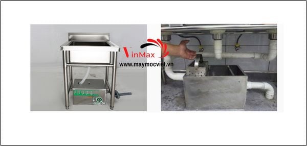 Bẫy mỡ, bể tách mỡ inox Vinmax VMTM