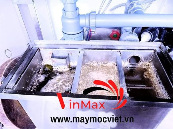Bẫy mỡ, bể tách mỡ inox Vinmax VMTM