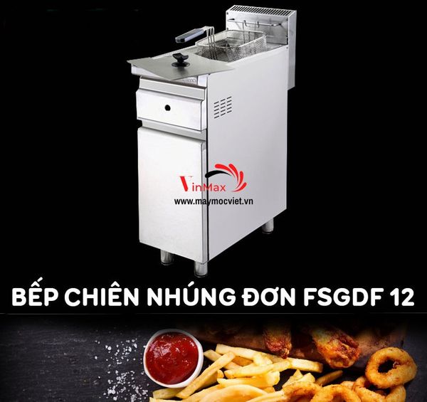 Bếp chiên nhúng đơn Berjaya FSGDF12