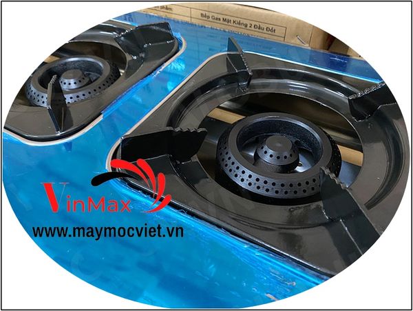 Bếp gas công nghiệp 6 họng chuyên mì cay, bánh xèo, cơm niêu, bò né Vinmax VMB06