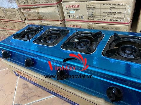 Bếp gas công nghiệp 4 họng chuyên mì cay, bánh xèo, cơm niêu, bò né Vinmax VMB04N