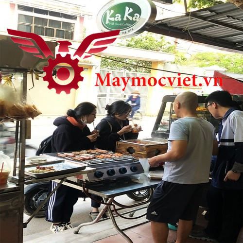 Lò nướng 4 họng dùng gas VM GN04