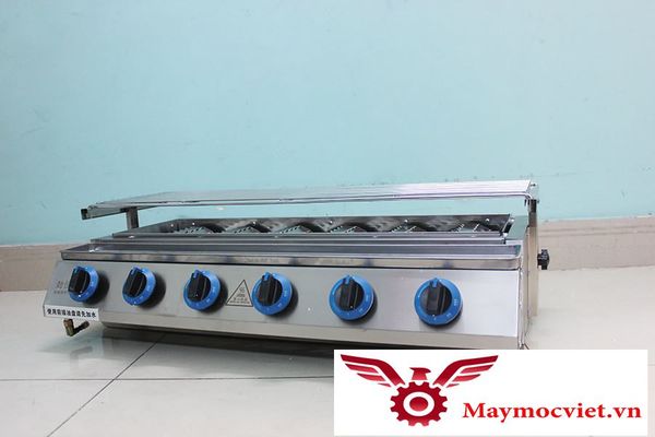 Lò nướng 6 họng đốt dùng gas VM GD06 ( họng dài )