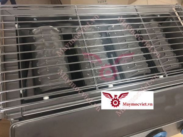 Lò nướng 6 họng đốt dùng gas VM GN06 ( họng ngắn )