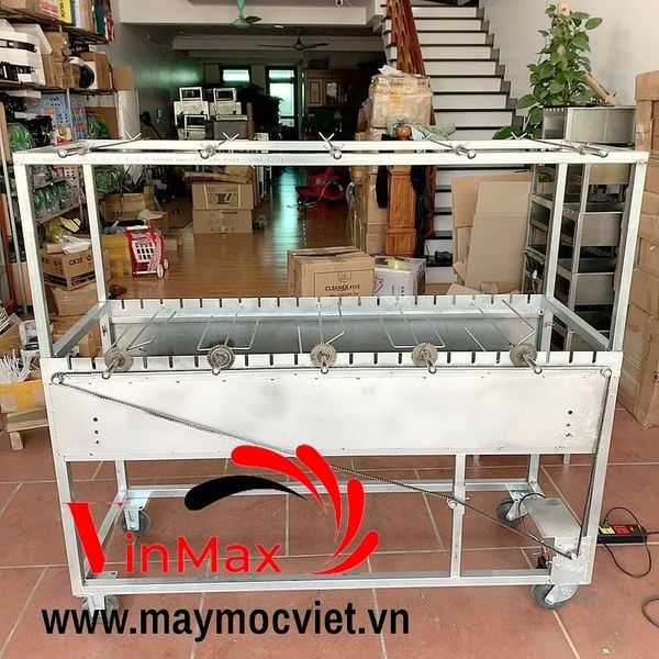 Bếp nướng than hoa 22 xiên tự động Vinmax BX22