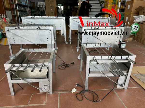 Bếp nướng than hoa 22 xiên tự động Vinmax BX22
