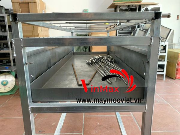 Bếp nướng than hoa 22 xiên tự động Vinmax BX22
