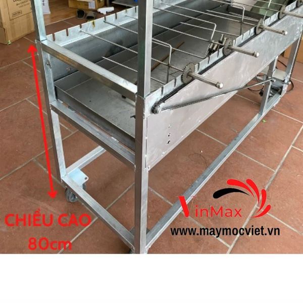 Bếp nướng than hoa 22 xiên tự động Vinmax BX22