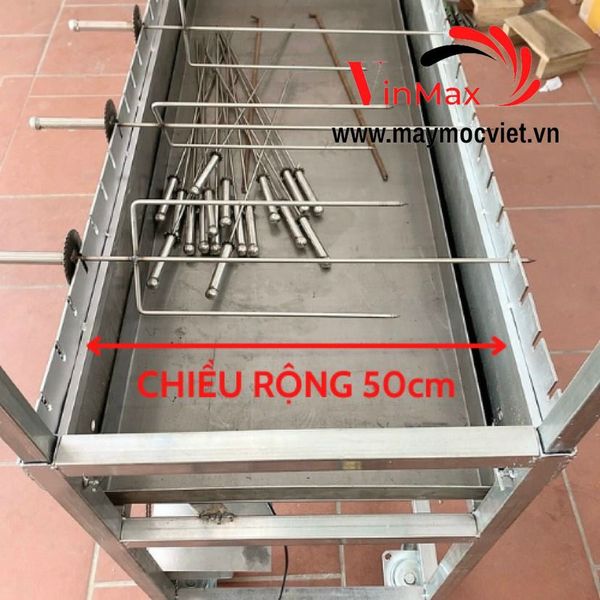 Bếp nướng than hoa 22 xiên tự động Vinmax BX22