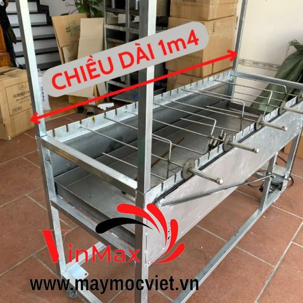 Bếp nướng than hoa 22 xiên tự động Vinmax BX22