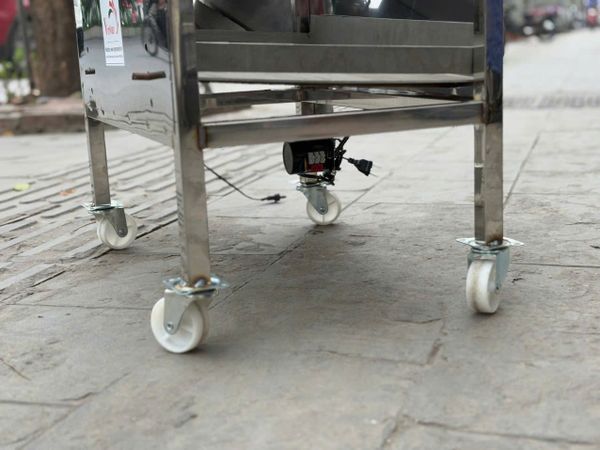 Bếp Nướng Than Hoa 10 Xiên Chất Liệu Inox Có Quạt Gió BX10S